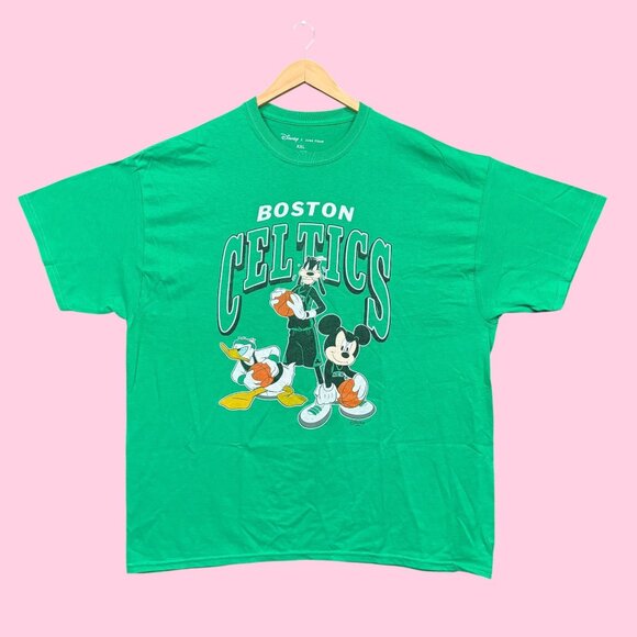 Disney Mickey & Friends x NBA Boston Celtics Tee XXL - Picture 1 of 4